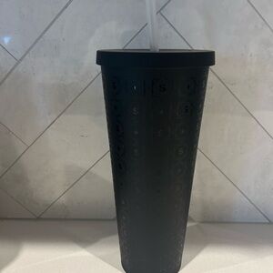 Starbucks, Black Tumbler with Straw